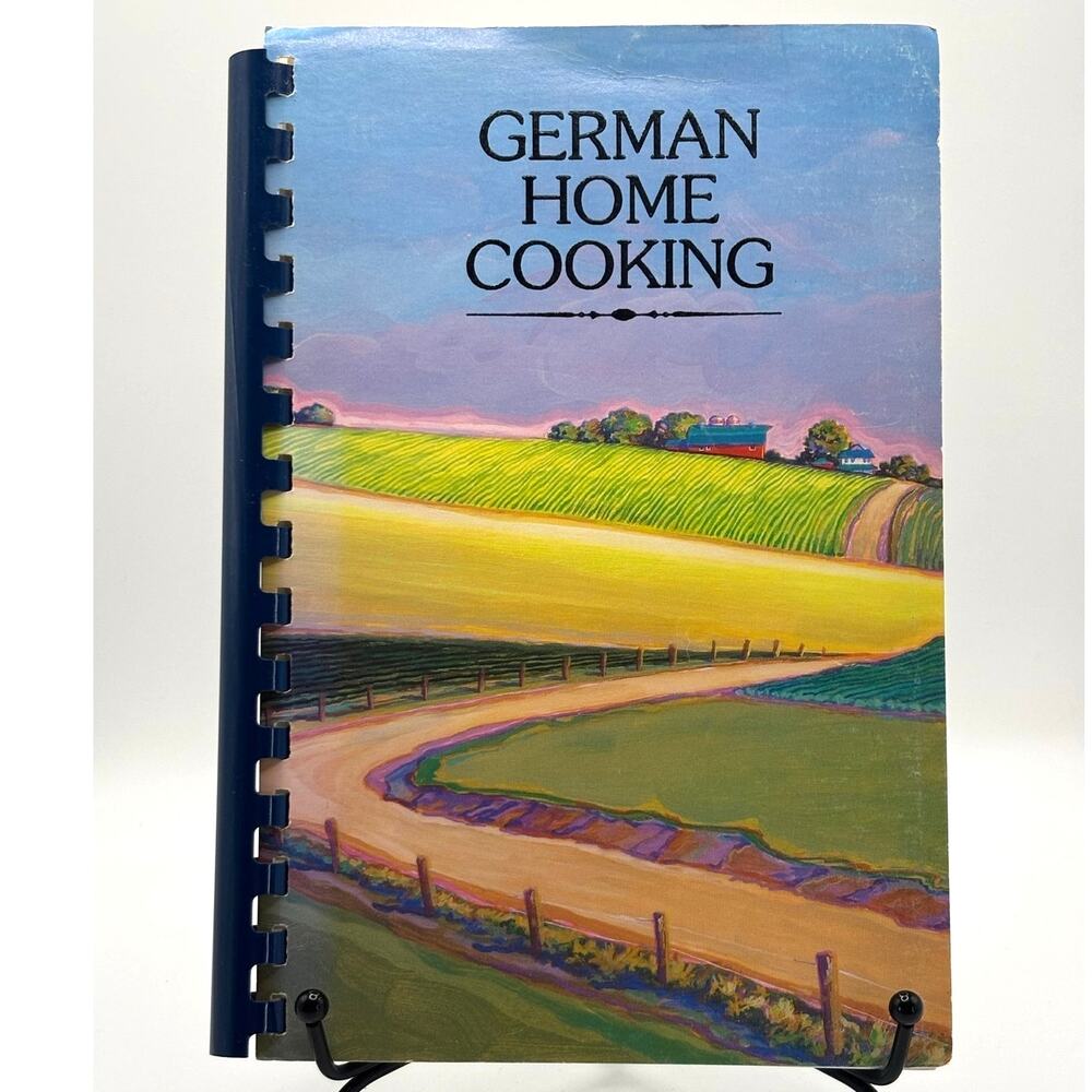 VTG 1980's German Home Cooking Cookbook, German Heritage Society, Seattle, PB
